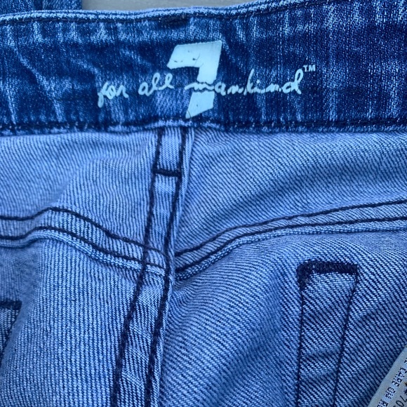 seven for all mankin capri jeans cut 705474 style U17102S-202S - Picture 7 of 14